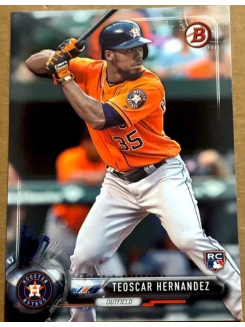 Teoscar Hernandez 2017 Topps Dodgers Blue Jays Rookie RC Baseball Card